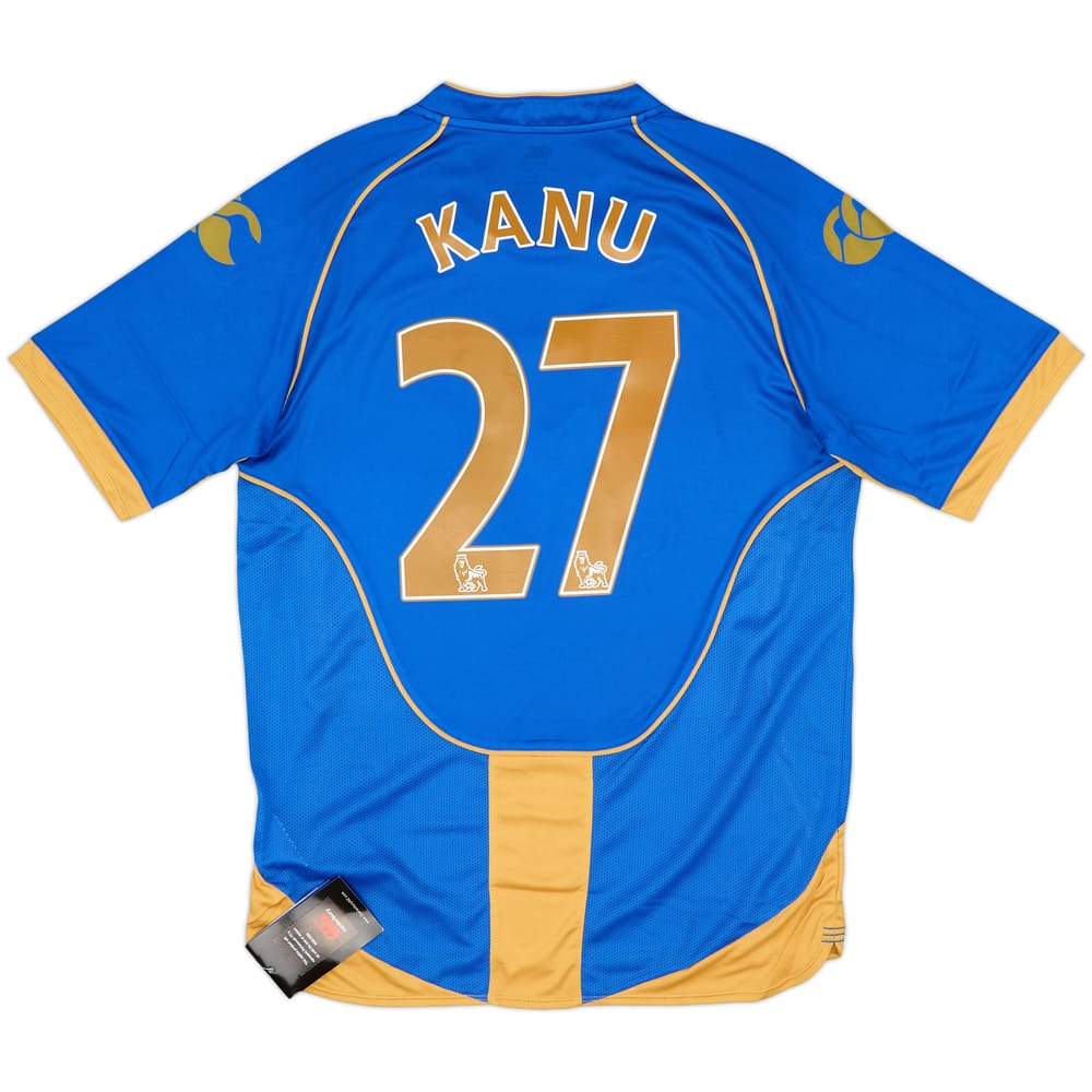 2008-09 Portsmouth Home Shirt Kanu #27 (M)