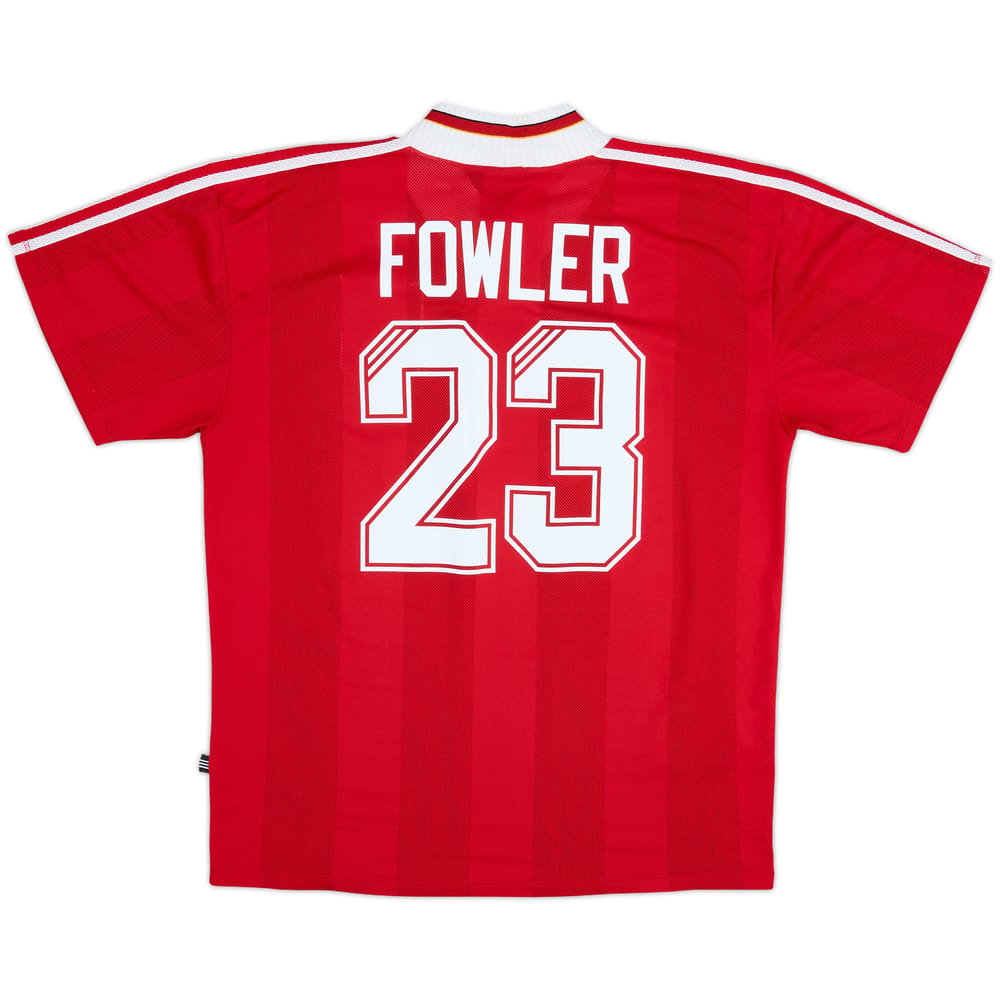 1995-96 Liverpool Home Shirt Fowler #23 - 8/10 - (XL)