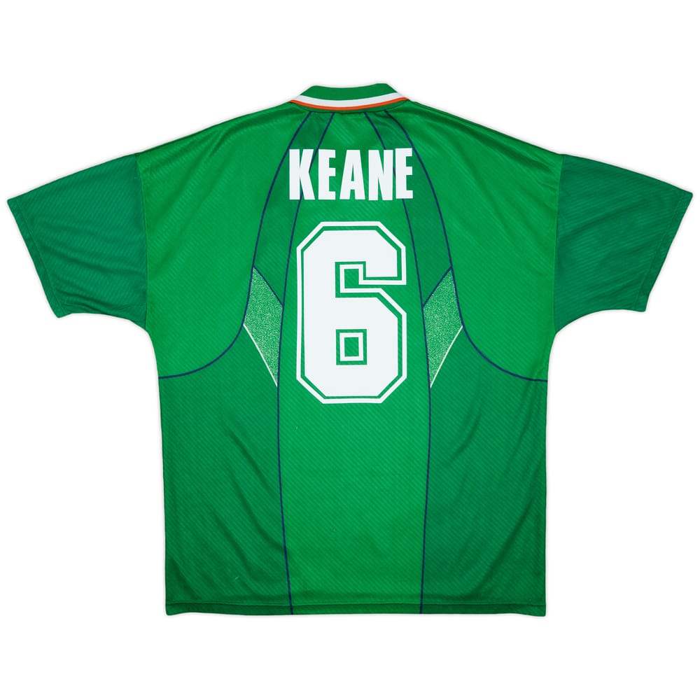 1994-95 Ireland Home Shirt Keane #6 - 8/10 - (XL)
