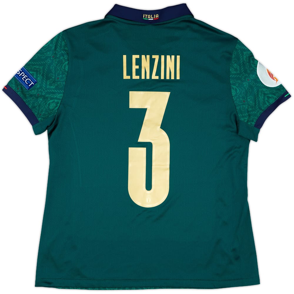 2019 Italy Women Match Issue UEFA Euro Qualifying Third Shirt Lenzini #3