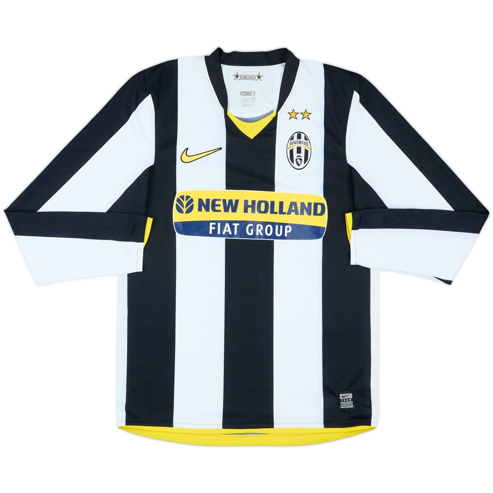 2008-09 Juventus Match Issue Home L/S Shirt #17