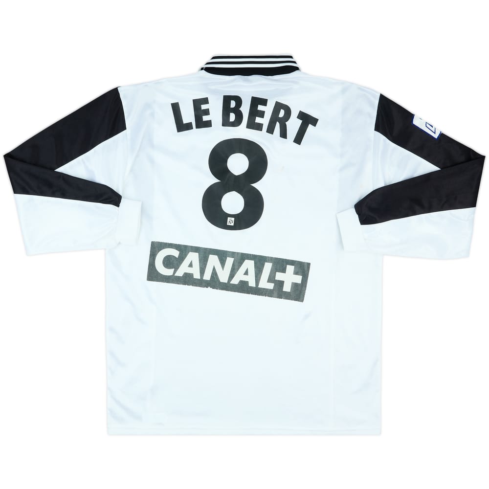 1996-98 FC Lorient Match Issue Coupe de la Ligue Away L/S Shirt Le Bert #8