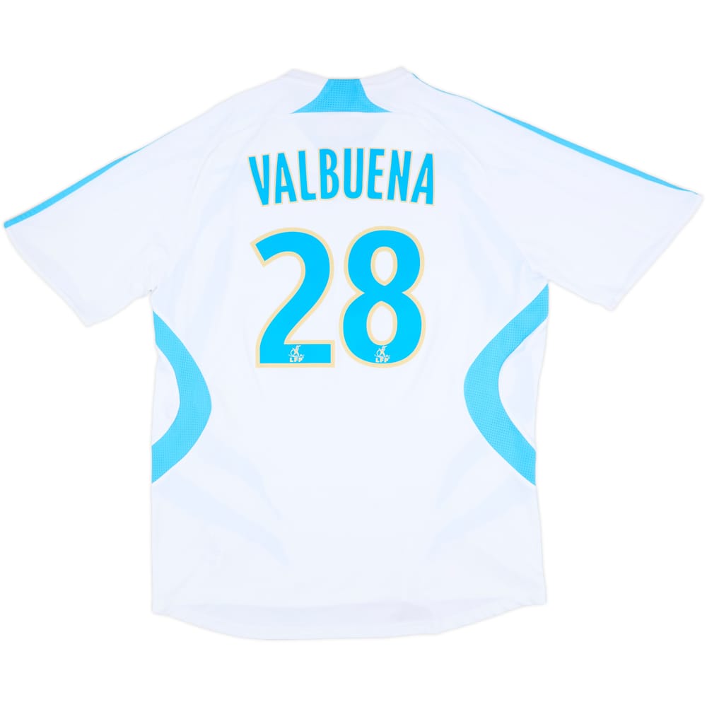 2007-08 Olympique Marseille Home Shirt Valbuena #28 - 7/10 - (L)