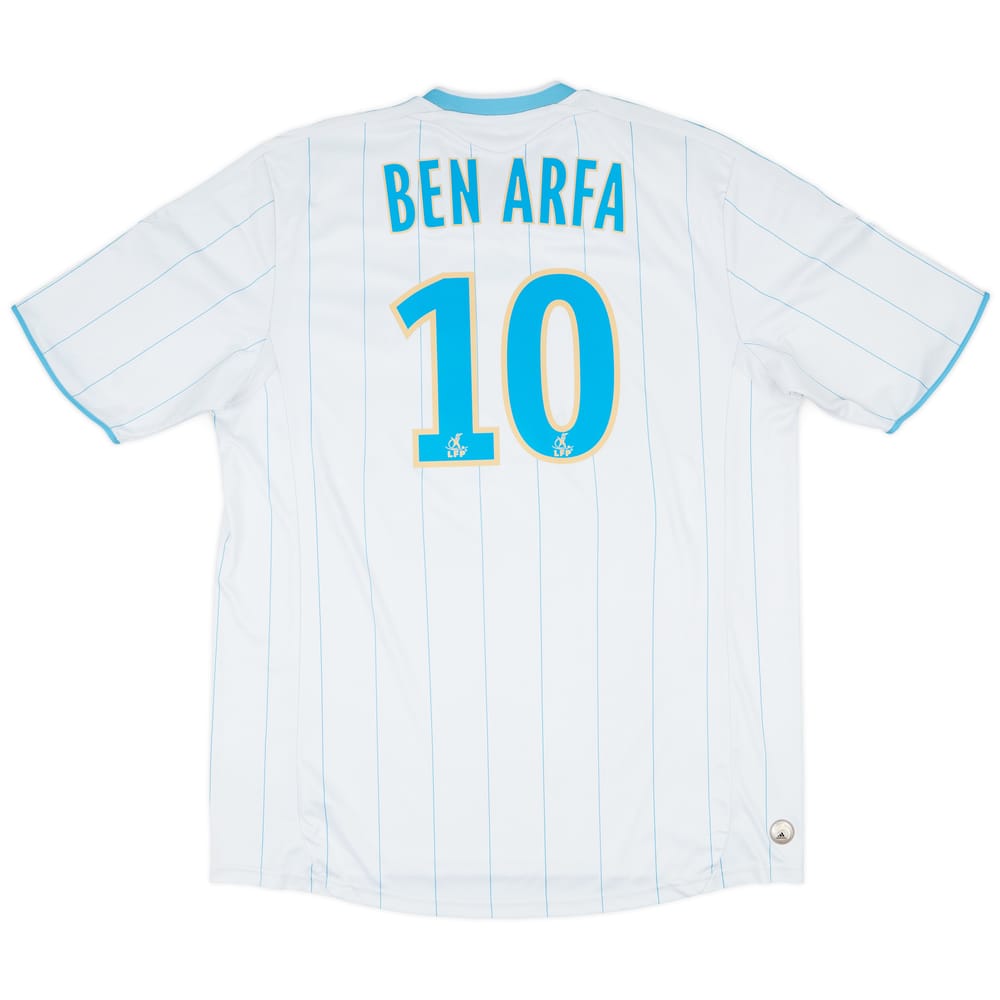 2009-10 Olympique Marseille Home Shirt Ben Arfa #10 - 8/10 - (XXL)