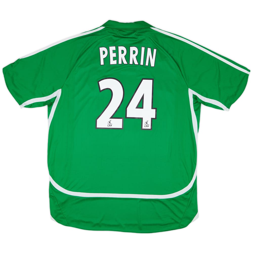 2006-07 Saint Etienne Home Shirt Perrin #24 - 8/10 - (XL)