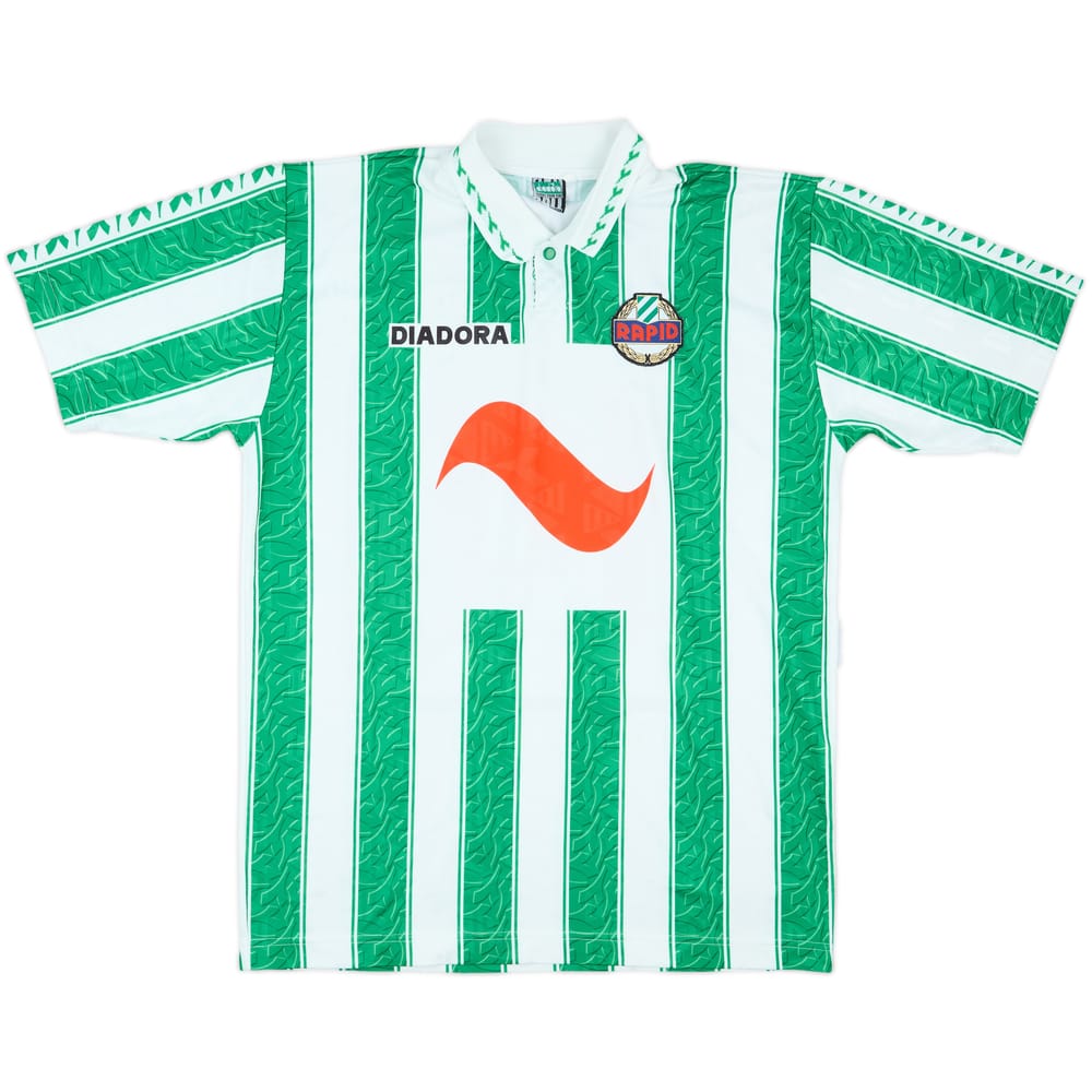 1996-98 Rapid Vienna Match Issue Home Shirt #16
