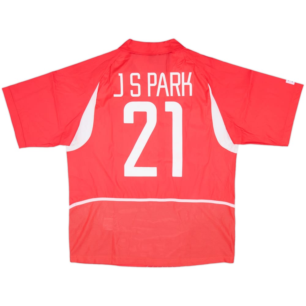 2002-03 South Korea Home Shirt J.S.Park #21 (L)
