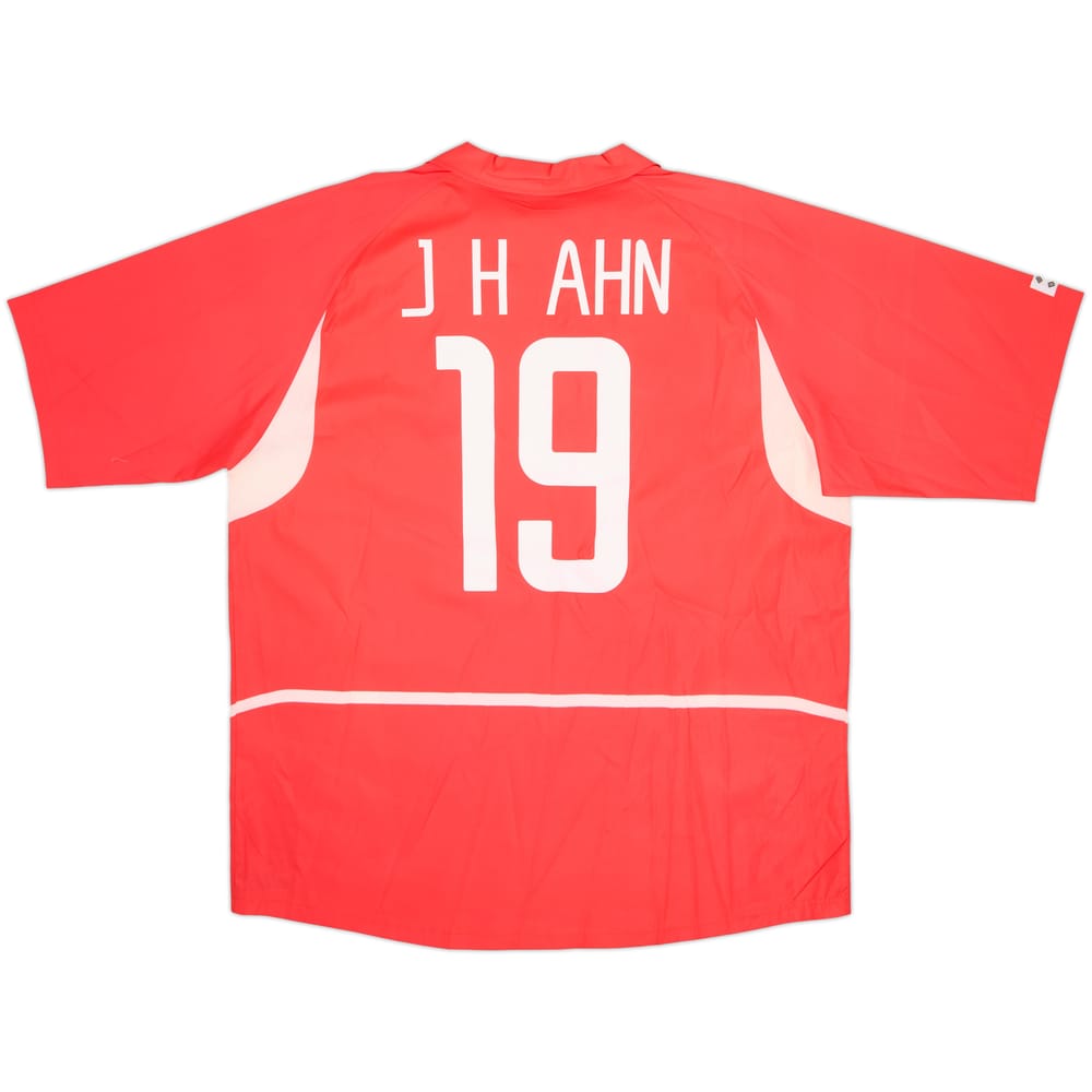 2002-03 South Korea Home Shirt J.H.Ahn #19 - 5/10 - (XXL)