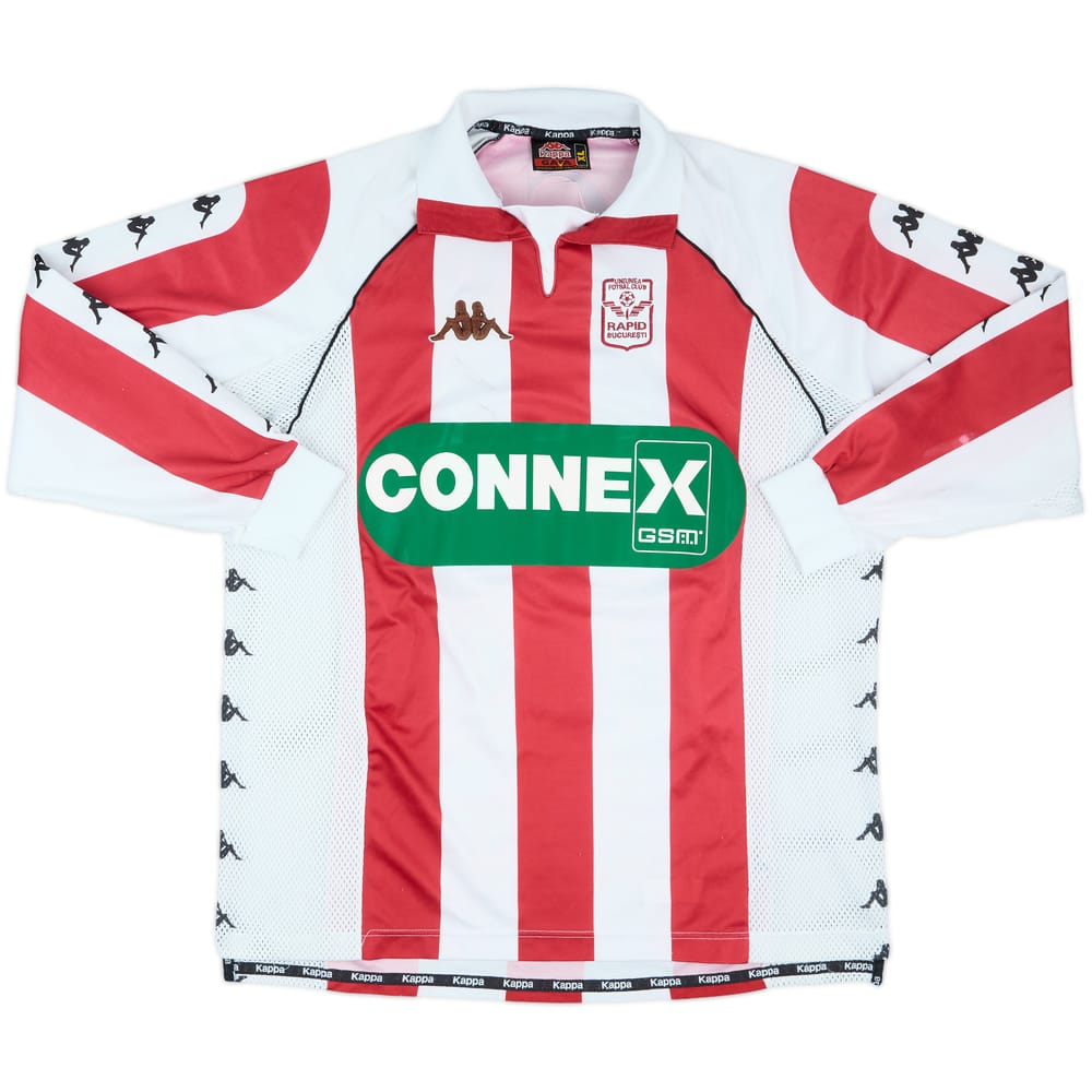 1998-99 Rapid Bucuresti Match Issue Home L/S Shirt #6