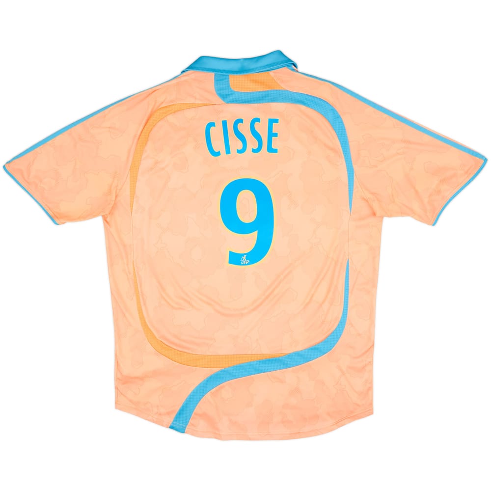 Camiseta de la tercera equipación del Olympique Marseille 2007-08 Cisse #9 - 6/10 - (XL)