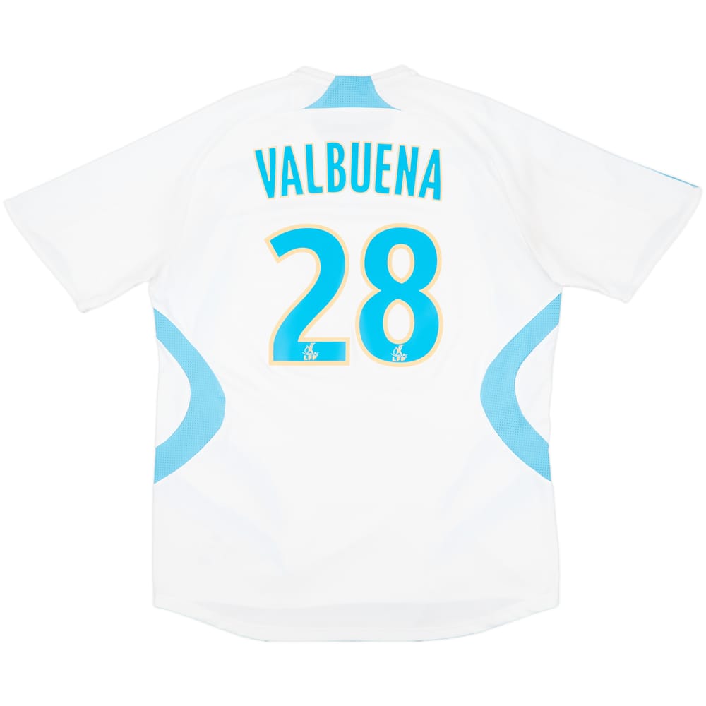 2007-08 Olympique Marseille Home Shirt Valbuena #28 - 7/10 - (L)