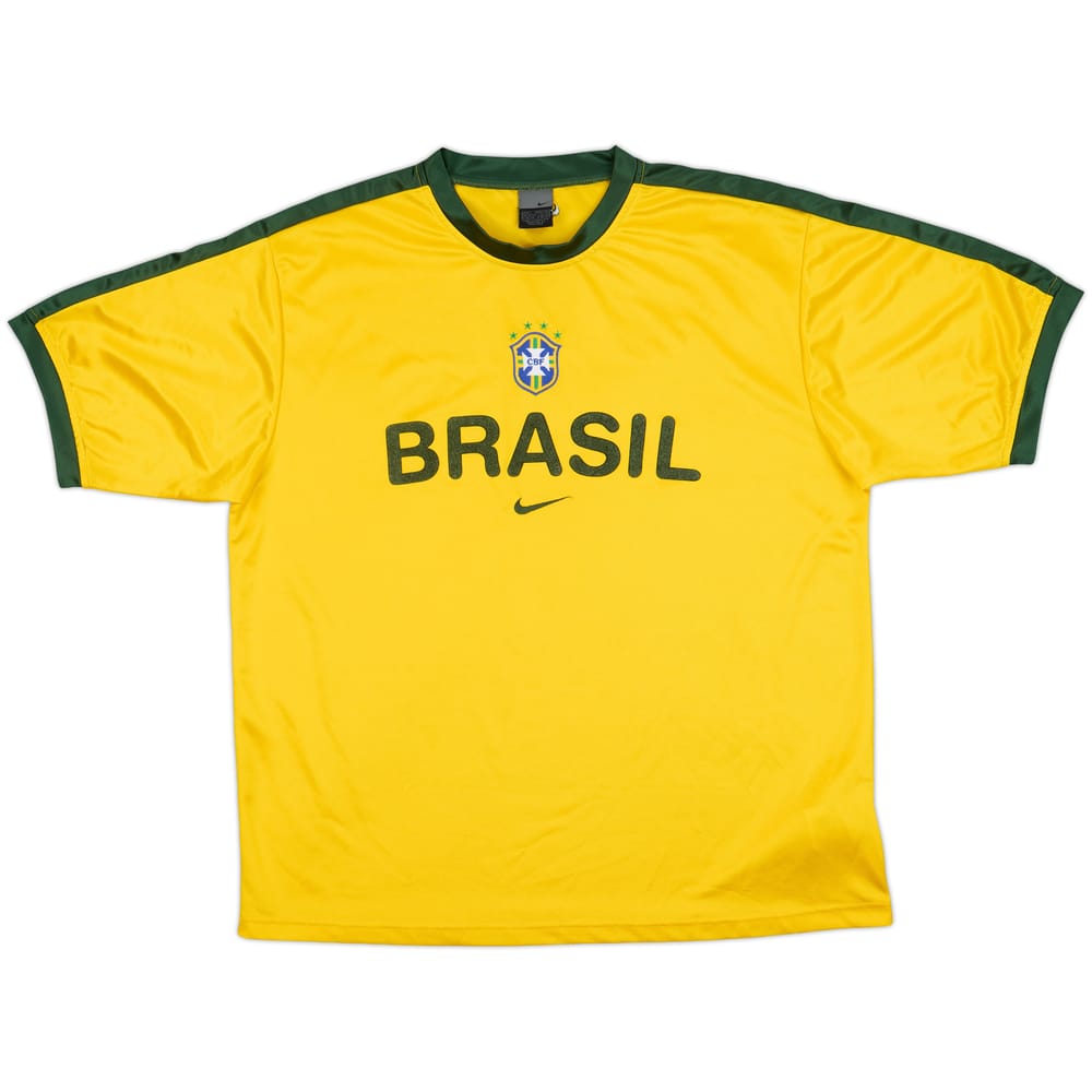 2002-03 Brazil Nike Training Shirt - 8/10 - (L)