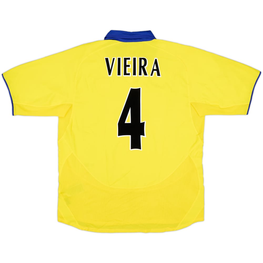 2003-05 Arsenal Away Shirt Vieira #4 - 9/10 - (L)