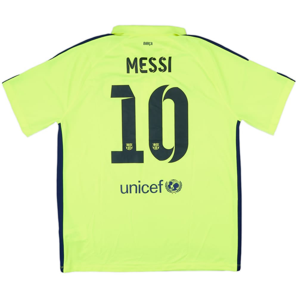 2014-15 Barcelona Third Shirt Messi #10 - 6/10 - (XL)