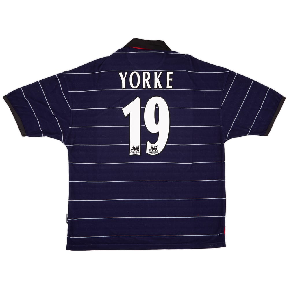 1999-00 Manchester United Away Shirt Yorke #19 - 9/10 - (XXL)