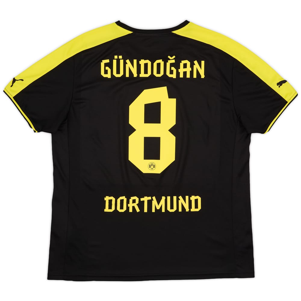 2013-14 Borussia Dortmund Away Shirt Gundogan #8 - 8/10 - (XL)