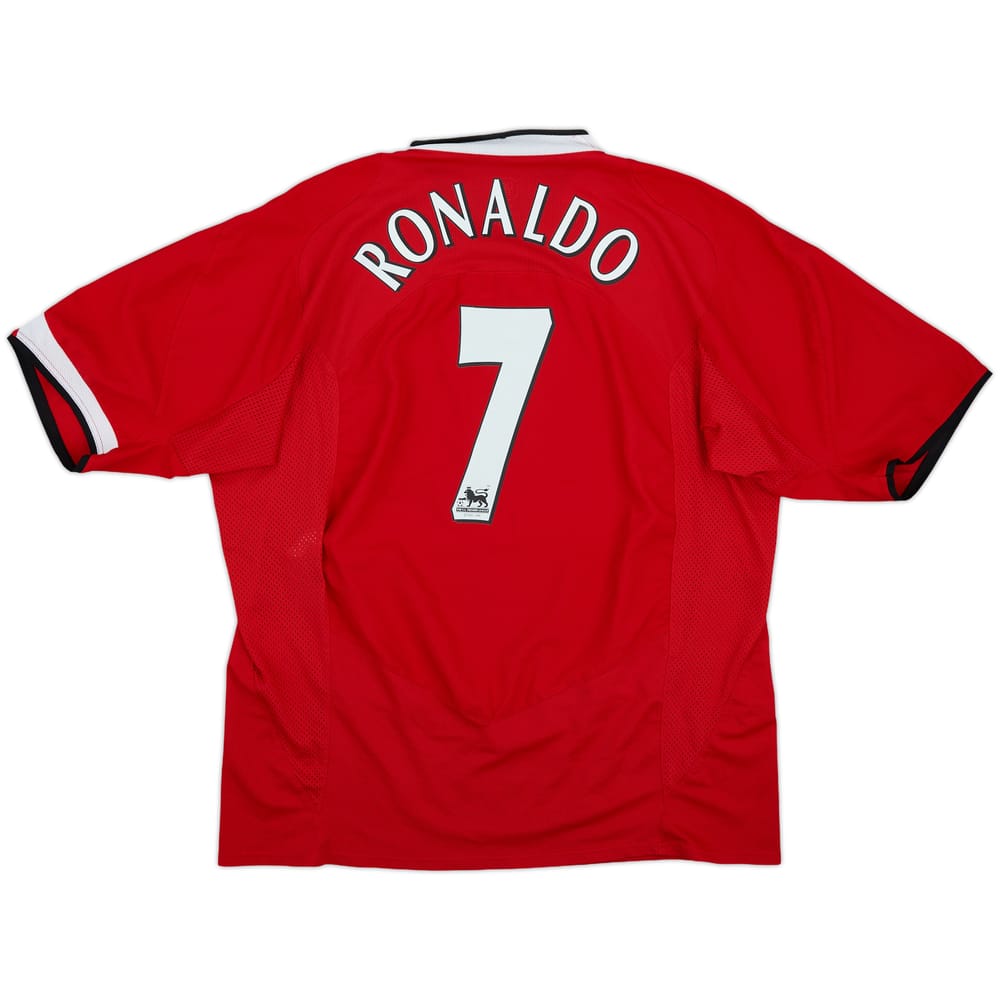 2004-06 Manchester United Home Shirt Ronaldo #7 - 6/10 - (XXL)