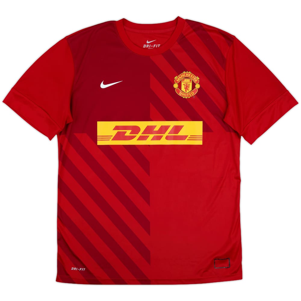 2012-13 Manchester United Nike Training Shirt - 7/10 - (L)