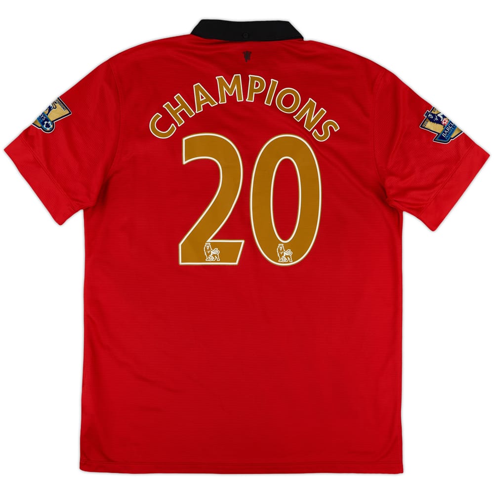 2013-14 Manchester United Home Shirt Champions #20 - 7/10 - (L)