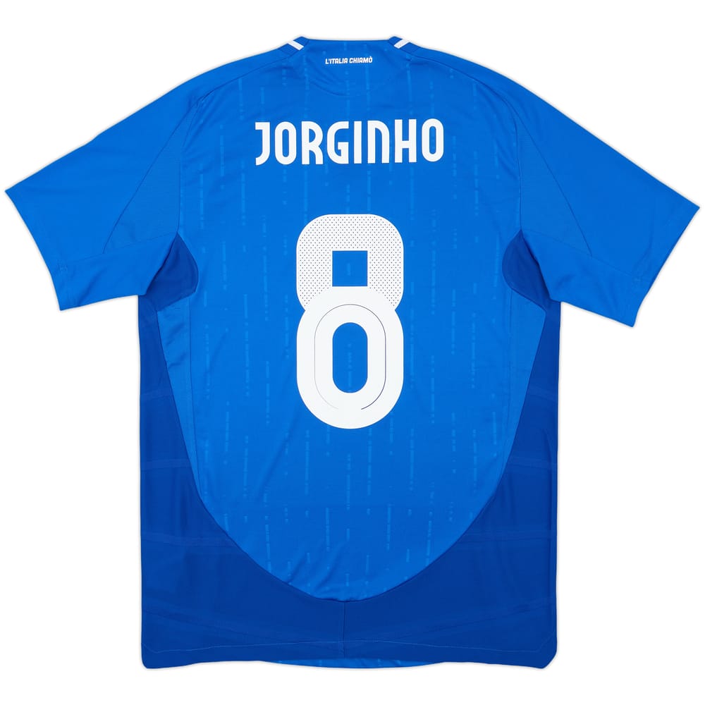 2024-25 Italy Authentic Home Shirt Jorginho #8 - 10/10 - (M)