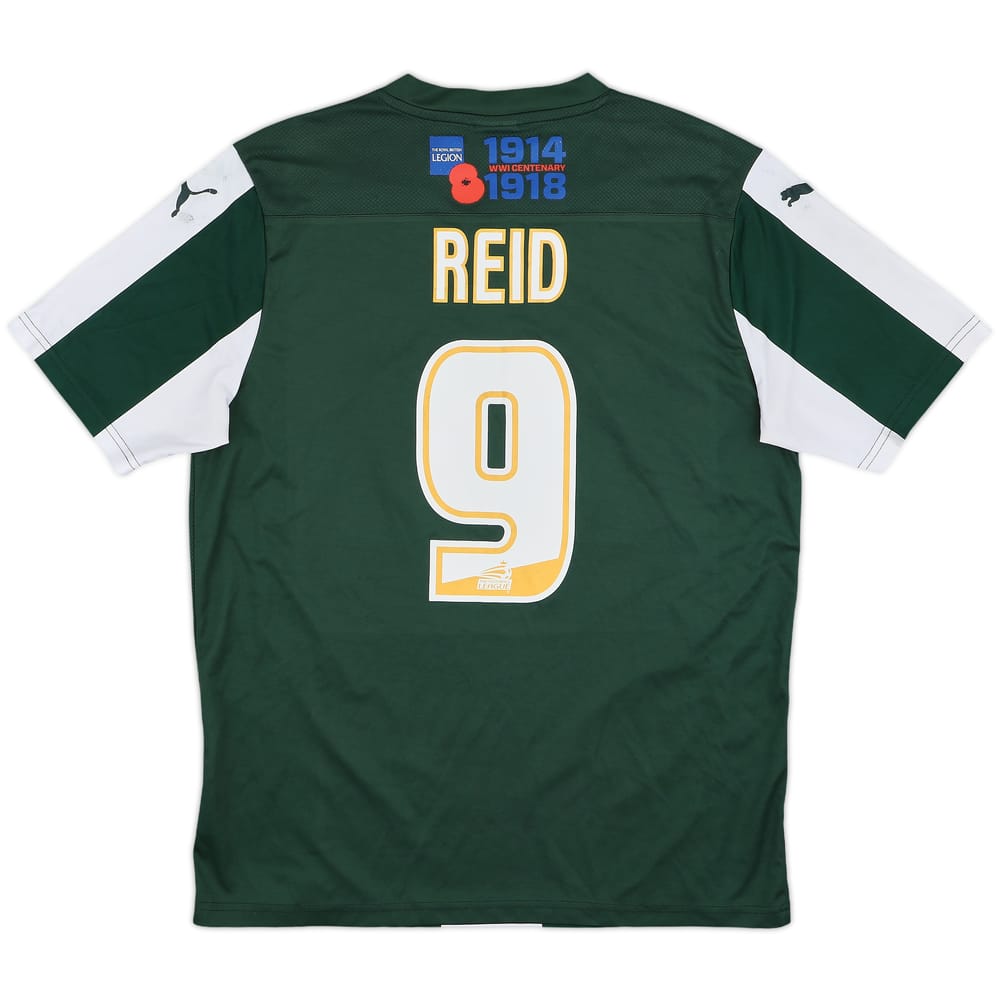 2014-15 Plymouth Argyle Home Shirt Reid #9 - 4/10 - (L)