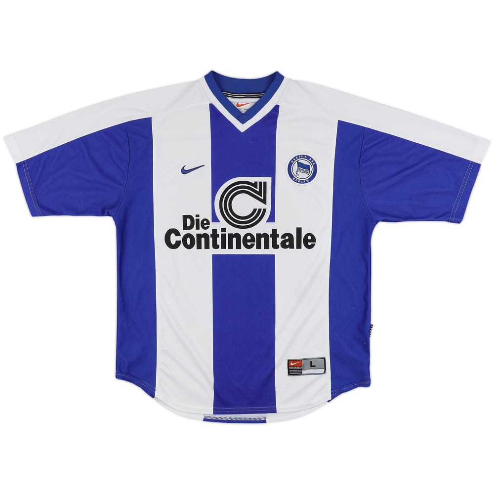 1999-00 Hertha Berlin Home Shirt - 8/10 - (L)