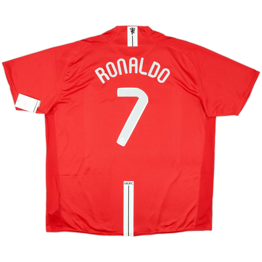 2007-09 Manchester United Home Shirt Ronaldo #7 (3XL)