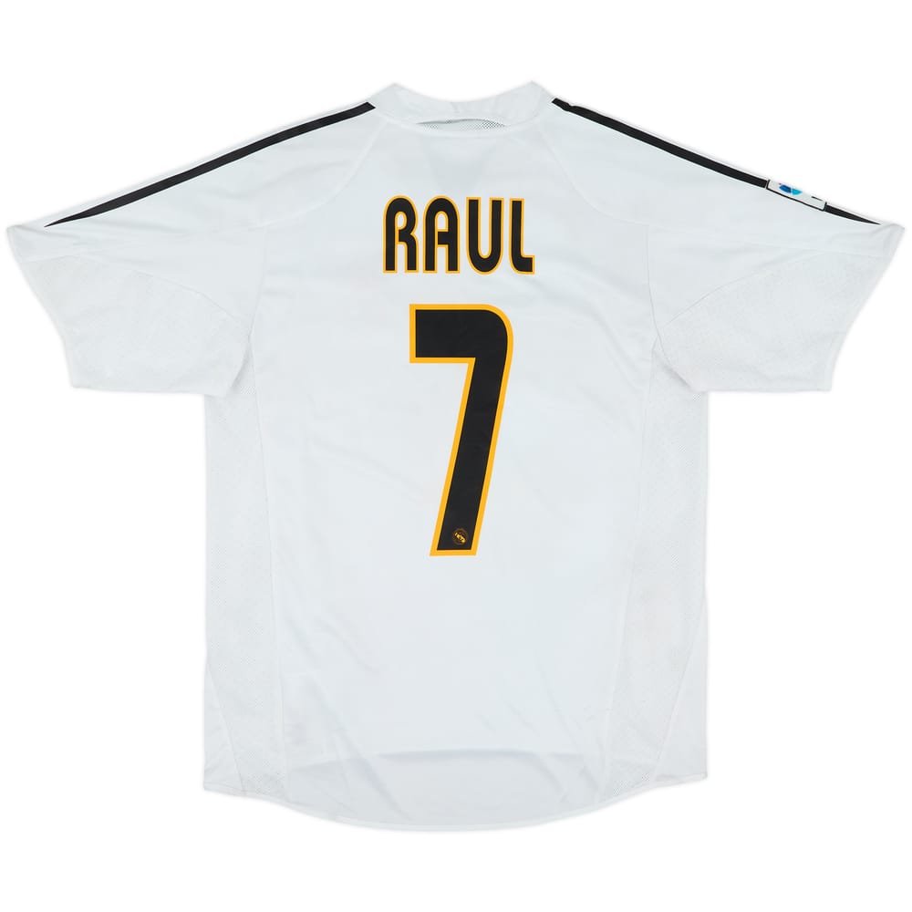 2004-05 Real Madrid Home Shirt Raul #7 - 8/10 - (M)