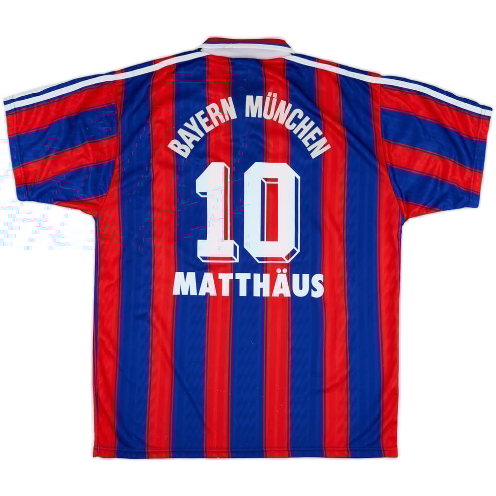 1995-97 Bayern Munich Home Shirt Matthaus #10 - 6/10 - (L)