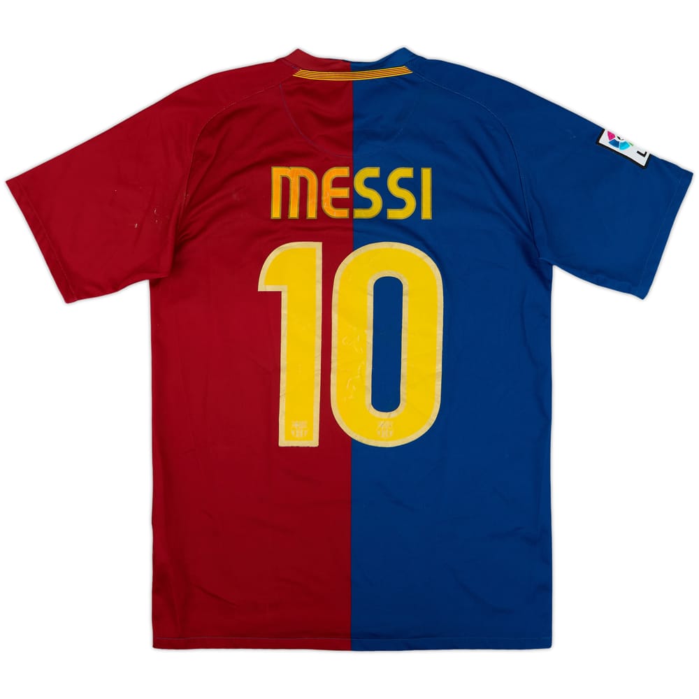 2008-09 Barcelona Home Shirt Messi #10 - 5/10 - (S)