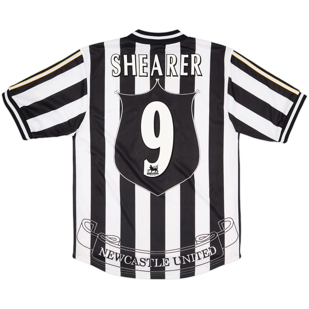 1997-99 Newcastle Home Shirt Shearer #9 - 7/10 - (M)