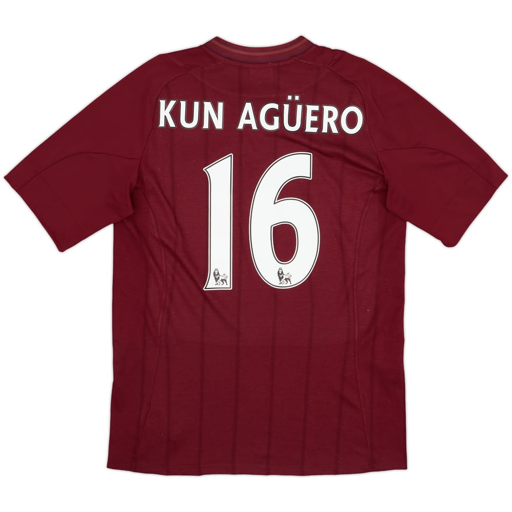 2012-13 Manchester City Away Shirt Kun Aguero #16 - 7/10 - (M)