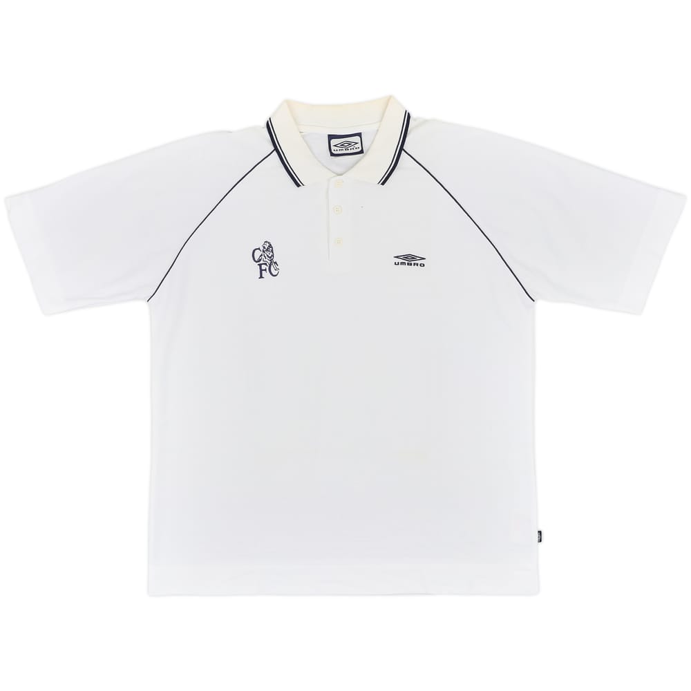 1999-01 Chelsea Umbro Polo Shirt - 9/10 - (XL)