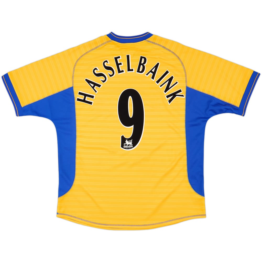 2000-01 Chelsea Away Shirt Hasselbaink #9 - 8/10 - (XL)