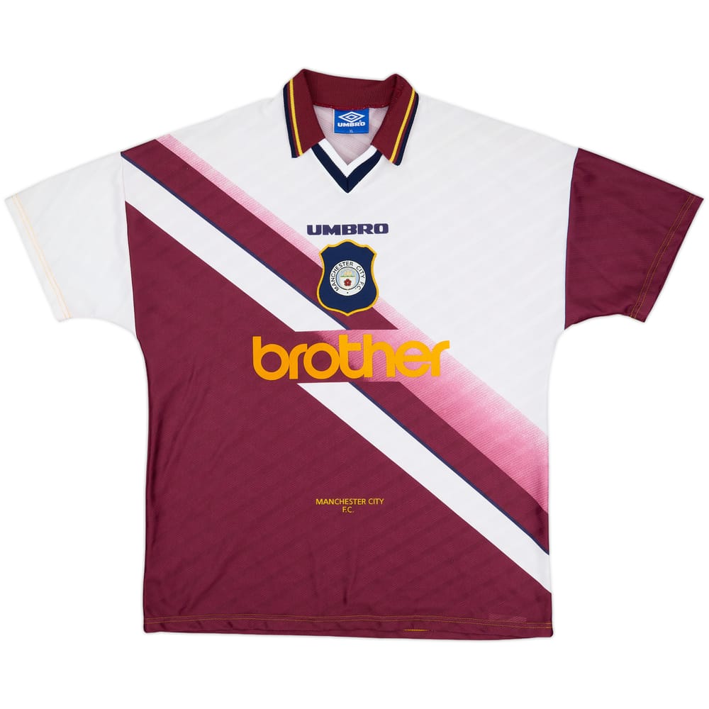 1996-97 Manchester City Away Shirt - 9/10 - (XL)
