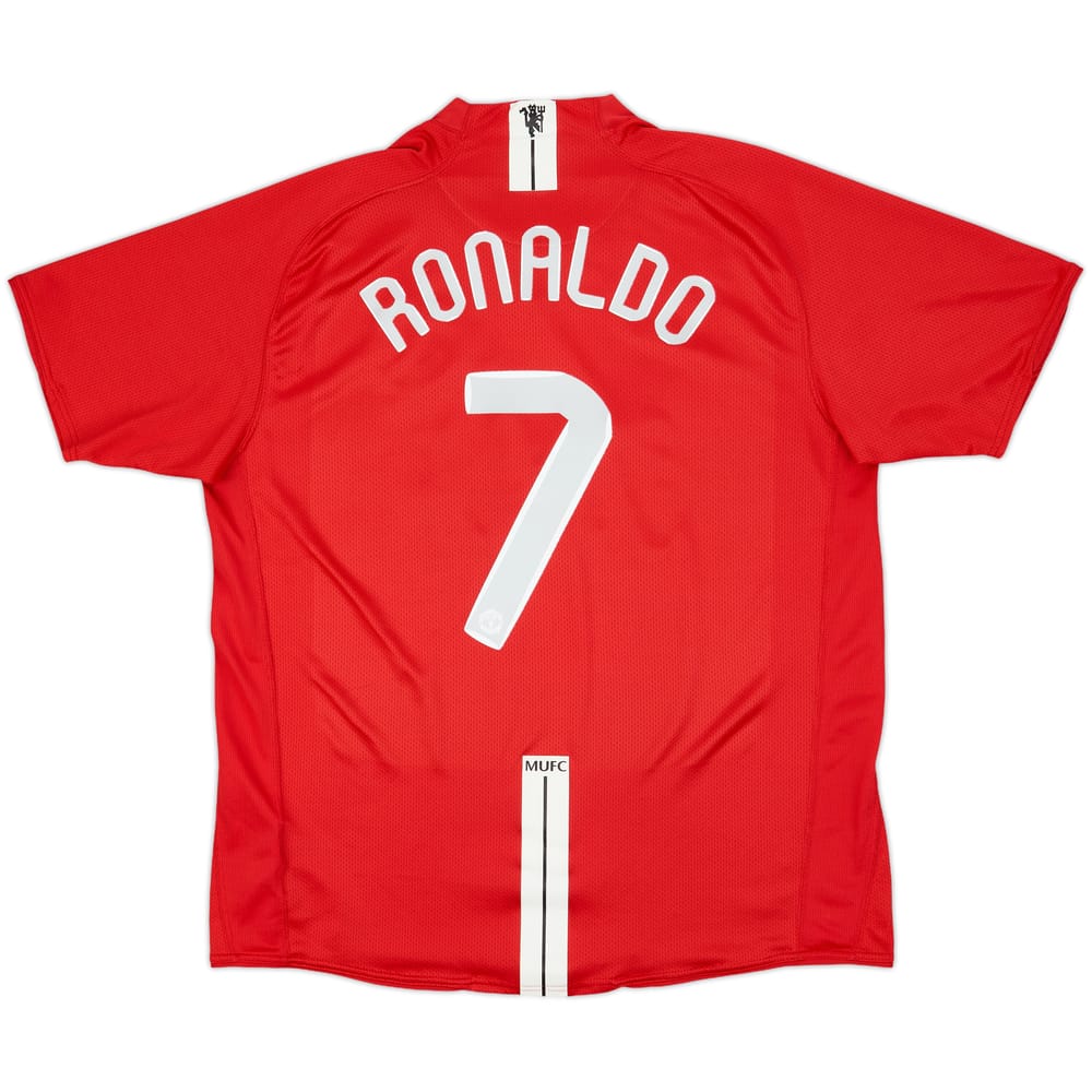 2007-09 Manchester United Home Shirt Ronaldo #7 - 6/10 - (XL)