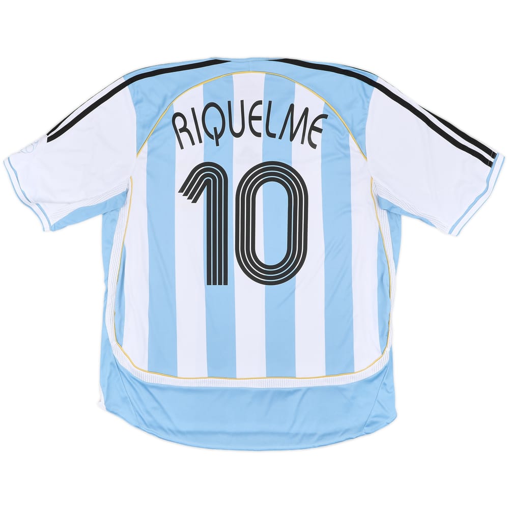 2005-07 Argentina Home Shirt Riquelme #10 - 8/10 - (XL)
