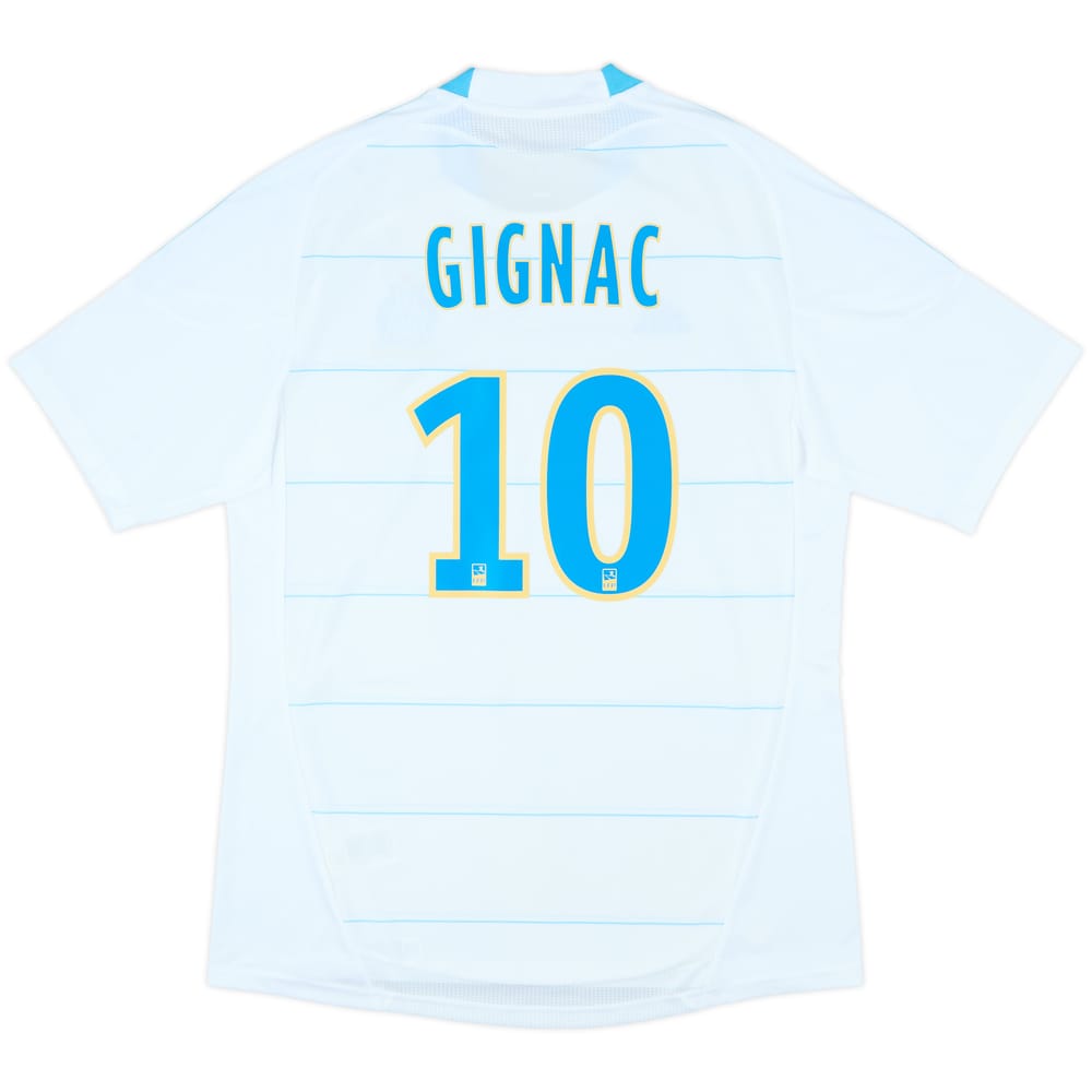 2010-11 Olympique Marseille Home Shirt Gignac #10 - 9/10 - (L)