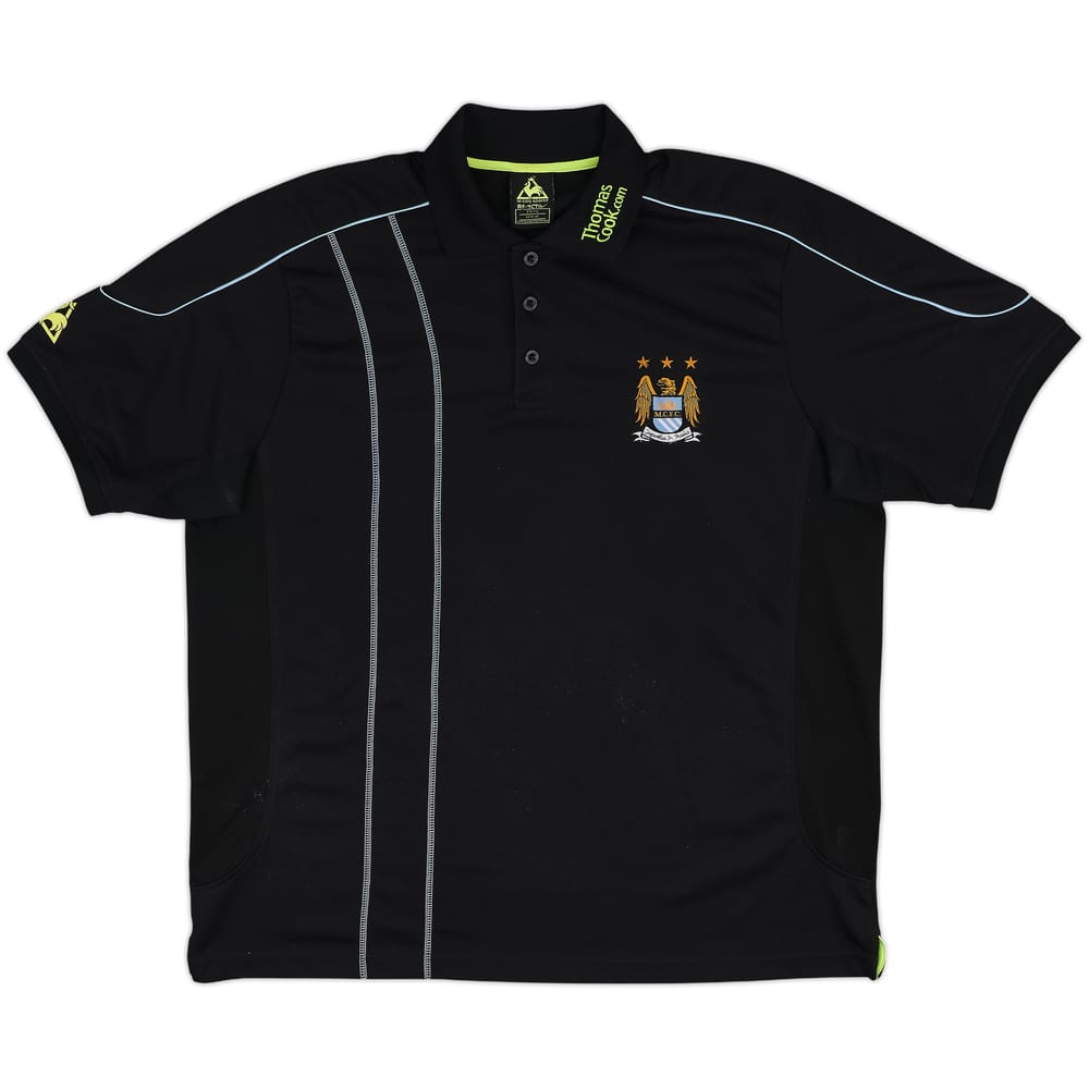 2008-09 Manchester City Le Coq Sportif Polo Shirt - 9/10 - (XXL)