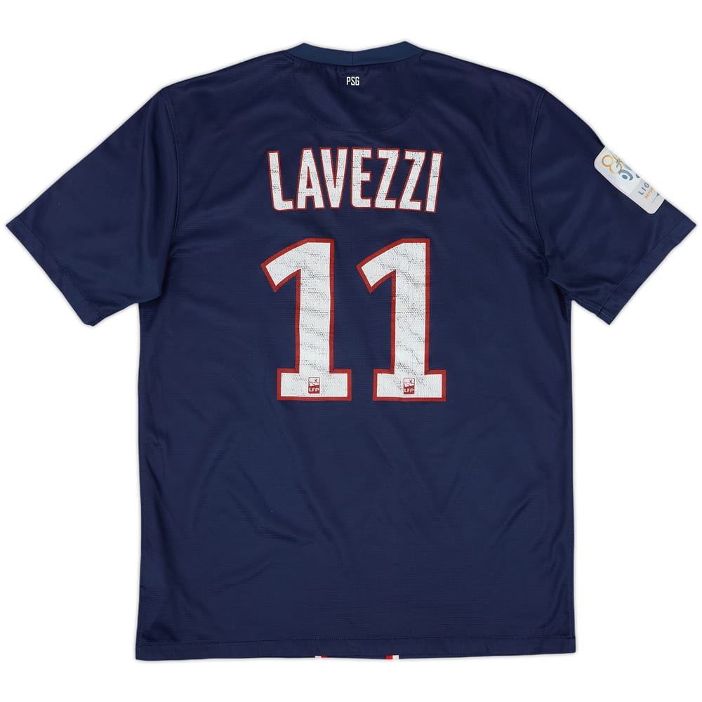 2012-13 Paris Saint-Germain Home Shirt Lavezzi #11 - 5/10 - (M)