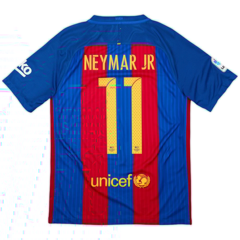 2016-17 Barcelona Home Shirt Neymar Jr #11 - 8/10 - (S)