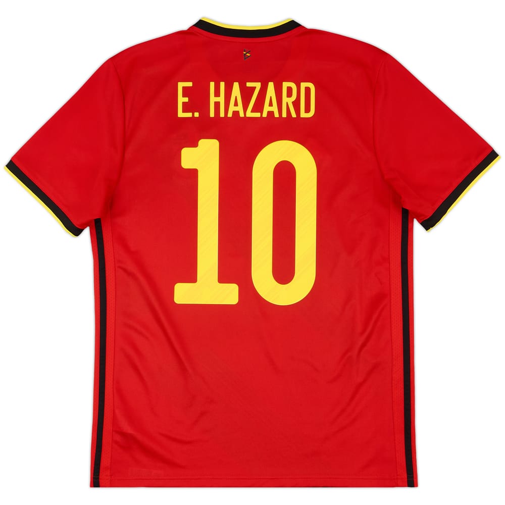 2020-21 Belgium Home Shirt E.Hazard #10 - 8/10 - (M)