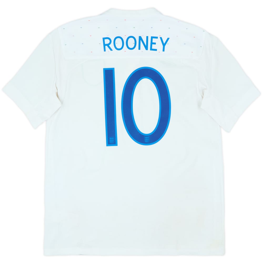 2010-11 England Home Shirt Rooney #10 - 8/10 - (L)