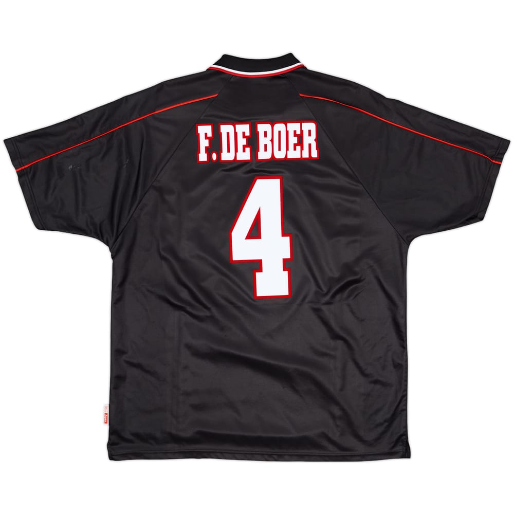 1998-99 Ajax Away Shirt F.De Boer #4 - 9/10 - (XL)