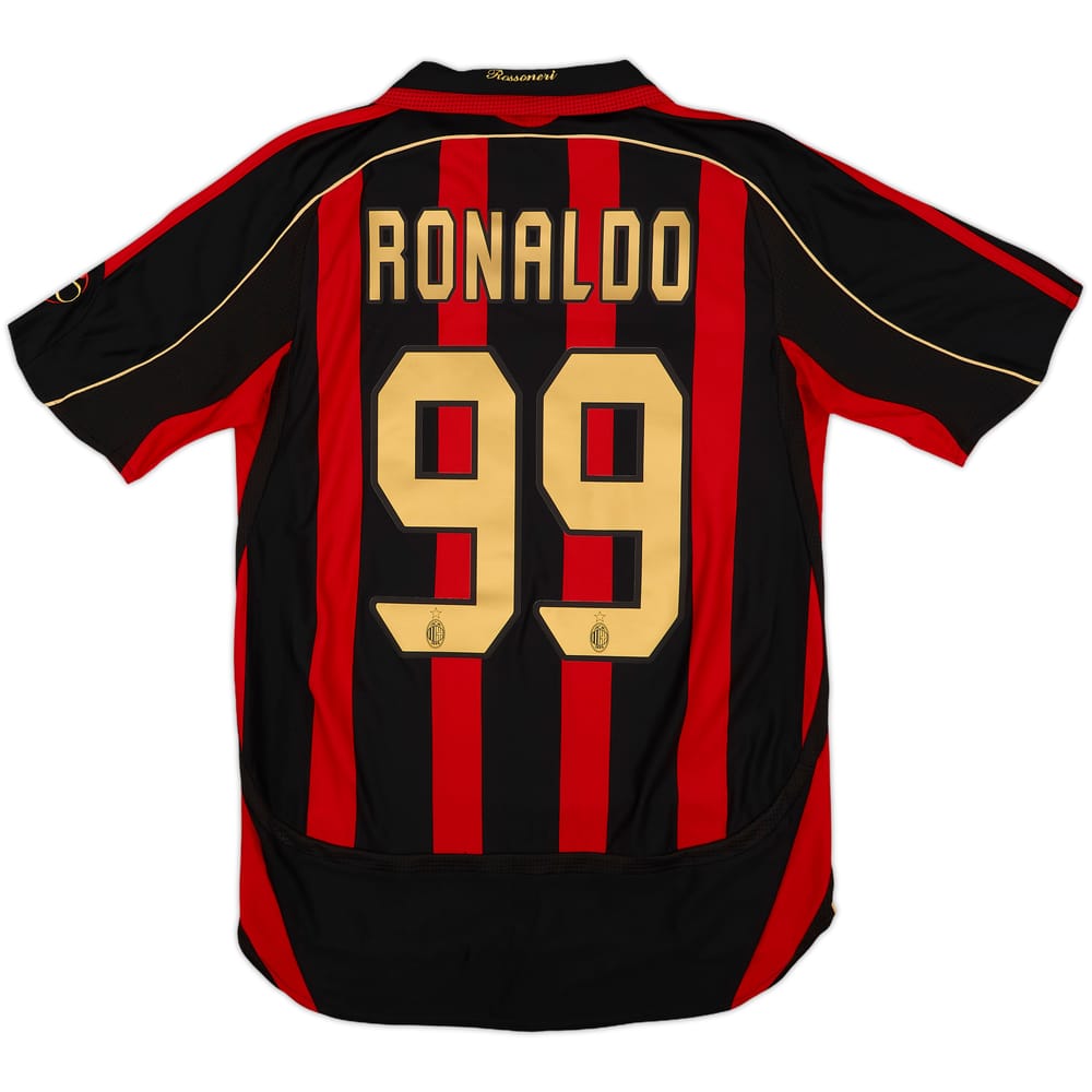 2006-07 AC Milan Home Shirt Ronaldo #99 - 6/10 - (S)