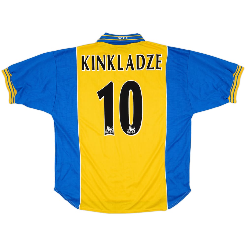 1999-01 Derby County Away Shirt Kinkladze #10 - 8/10 - (XL)