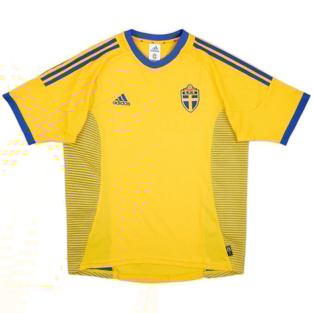 2002-03 Sweden Home Shirt Ibrahimovic #21 - 8/10 - (M)