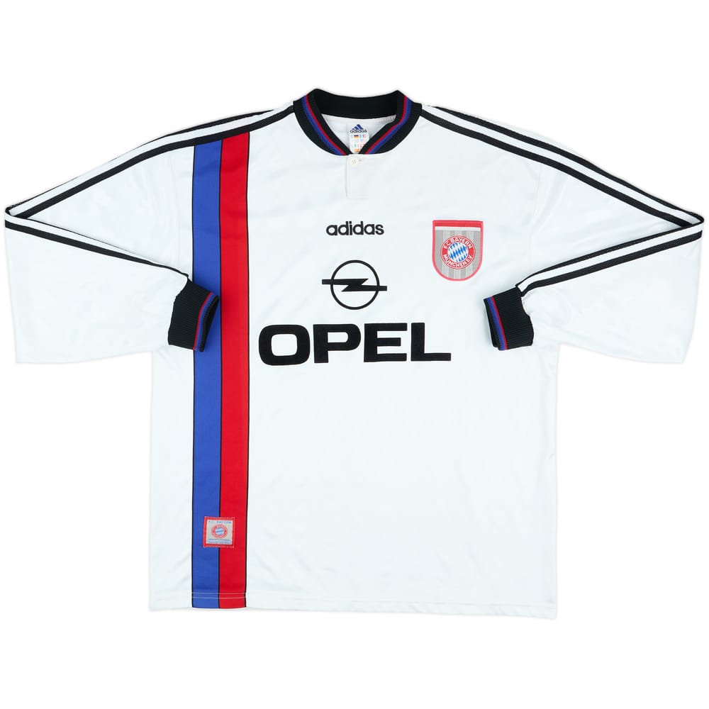 1996-98 Bayern Munich Away L/S Shirt #5 - 8/10 - (XL)