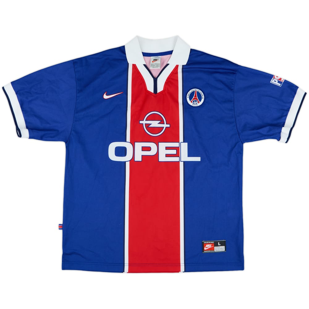 1997-98 Paris Saint-Germain Home Shirt - 8/10 - (L)
