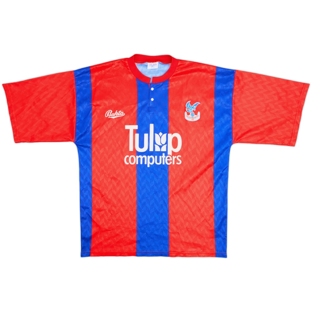 1991-92 Crystal Palace Home Shirt - 8/10 - (L)